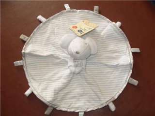 NEW Mothercare LITTLE MOUSE GREY STRIPE Comforter/Comfort Blanket 