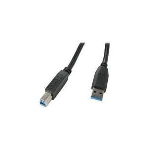  Kaybles 15 ft. USB 3.0 A Male to B Male Cable in Black 