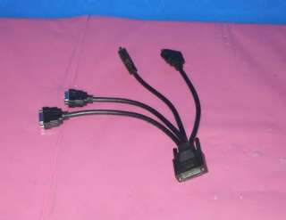 Matrox KX 20 to DVI Quad Monitor Cable CAB KX20 4XDF  