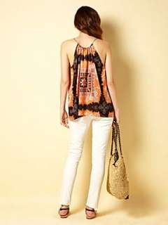 Biba Scarf print silk halter blouse Multi Coloured   