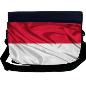  Monaco Flag NEOPRENE Laptop Sleeve Bag Messenger Bag 