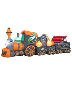 Skeleton Train Rising Ghost Airblown Inflatable