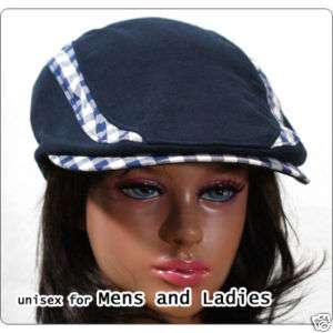 NEWSBOY UNISEX Hat cap visor cadet beret nbSC navy  