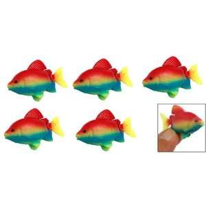  Como 5 Pieces Aquarium Tank Plastic Floating Fish Ornament 