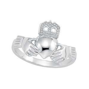    12.00X14.00 Mm 14K Yellow Gold Small Claddagh Ring Jewelry