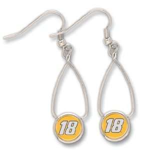  NASCAR Kyle Busch French Loop Earrings