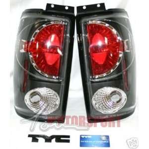  Ford Expedition Tail Lights Black TYC Taillights 1997 1998 