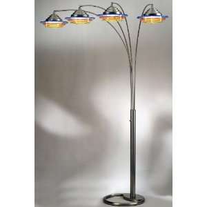   Collection Triple Ring 4 light Arc Floor Lamp