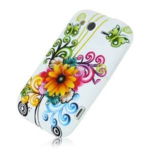  YELLOW FLOWER SILICONE GEL SKIN CASE FOR HTC WILDFIRE S Electronics