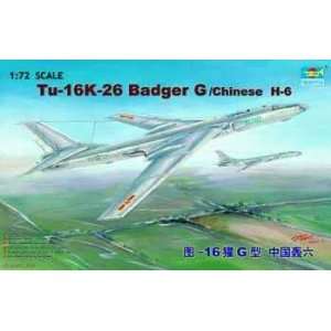   72 TU16K26 Badger G Twin Engine Jet Bomber (Chinese Toys & Games