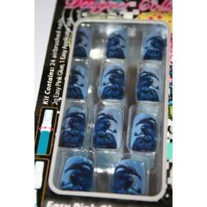 Lucky Chinese Dragon Airbrush Nail Tips Pretty Woman Designer 24 