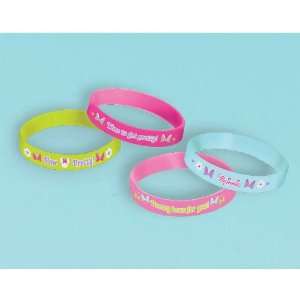  Disney Minnie Mouse Bows Rubber Wristbands 4 Pack Kitchen 