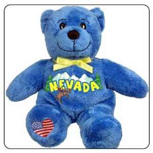    Nevada Symbolz Plush Blue Bear Stuffed Animal Toys & Games