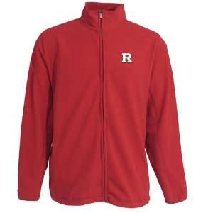  Rutgers Sleet Zippered Polar Fleece (Team Color) Sports 