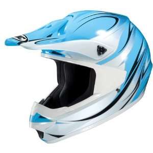  HJC CS MX Wave Full Face Helmet Small  Blue Automotive