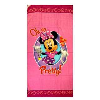 Disney Minnie Mouse Towel   Oh So Pretty (Bath / Beach Towel)  Toys 