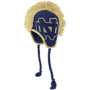 adidas Notre Dame Fighting Irish Youth Navy Blue Mohawk Knit Beanie 