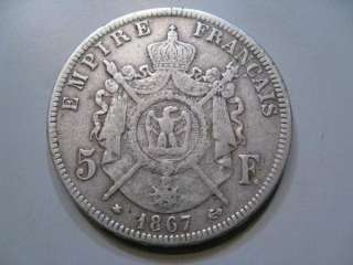love that coin guy presents 1867 a silver 5 franc comes from paris 