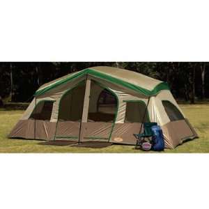 Person 3 Room Family Dome Tent Three Room Eight Man Camping Tent 