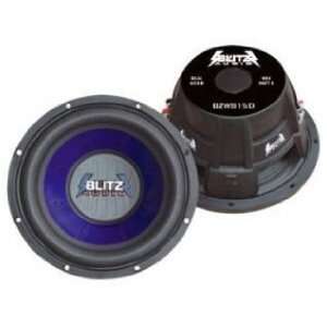  Blitz BZWS15D High Power 15 Inch Car Audio Subwoofer Electronics