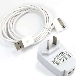  [Aftermarket Product] White AU Pin Prong 5V 1A 1000mA Standard USB 
