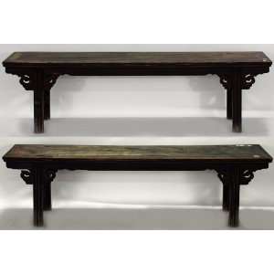  RB1022X Antique Chinese Carved Bench, circa 1825 1850 