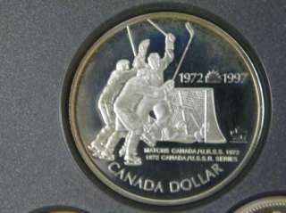 1997 Canada Canadian Proof Sterling Silver Coin Set D202  