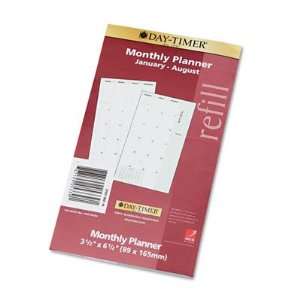 Day Timer o   Planner Refill, Two Pages Per Month, 3 1/2 x 6 1/2 
