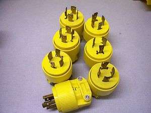 20A 125V / 250V 4 Prong Twist Lock MALE Nema Plug  