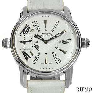   Model 121 White Ladies Swiss Made Dual Time Watch Retail $1,389  
