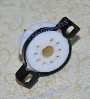   9Pin ECC83 12AX7 EL84 6922 6BQ5 EF86 Tube Valve Gold Socket  