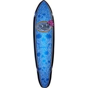  Blue Longboard Skateboard Deck includes Foam Top   9.7 x 40 