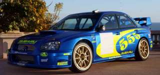 Subaru 555 SWRT Rally Shirt Polo WRC WTCC Prodrive STI  