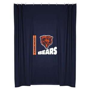   Chicago Bears 72 x 72 Navy Blue Shower Curtain