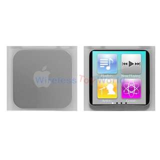 Clear Silicone Rubber Gel Skin Case For Ipod Nano 6th Generation 6g