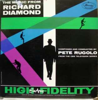 PETE RUGOLO music from richard diamond LP MG 36162  