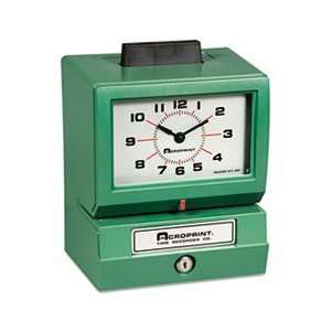  Model 125 Analog Manual Print Time Clock with Month/Date/0 