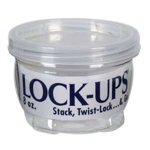  8 ounce Medium Lock Ups Plastic Storage Container by 