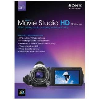 Sony Vegas Movie Studio HD Platinum 11 Production Suite Windows Vista 