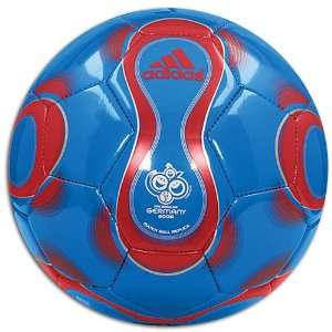  adidas WC06 Glider Soccer Ball ( DB Blue/Red ) Sports 