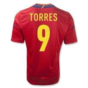  adidas Spain 11/13 TORRES Home Soccer Jersey Sports 
