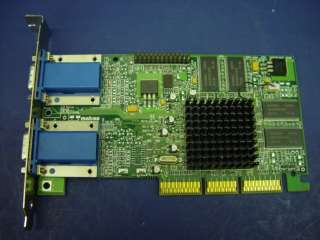 Matrox Millenium G450 Dual VGA AGP Video Card 975 0201  