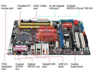 ASUS P5N D ATX Intel Motherboard
