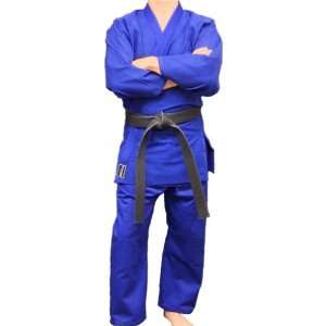  Judo / Jiu Jitsu / Aikido Gi BLUE Uniform (Single Weave 