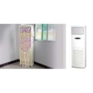   Flower Pattern Indoor Vertical Air Conditioner Cover