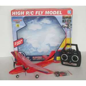   Airplane (Red) WITH BONUS RC 1/28 REMOTE CONTROL FERRARI FOR FREE