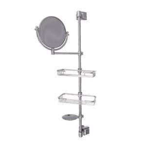   Accessories Shower Caddy With Shaving & Makeup Mirror