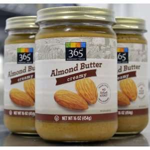 Smooth Almond Butter (Pack of 3   1lb Grocery & Gourmet Food