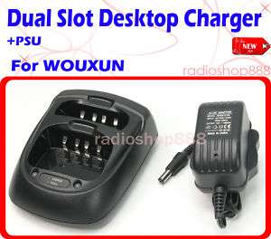 Wouxun 2 Slots Desktop Radio Charger KG UVD1 KG UVD1P  