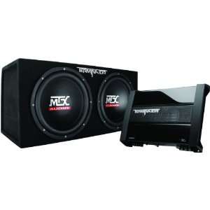   MTX Car Audio Pair 12 Subs/Car Amplifier/Amp/Sub Box